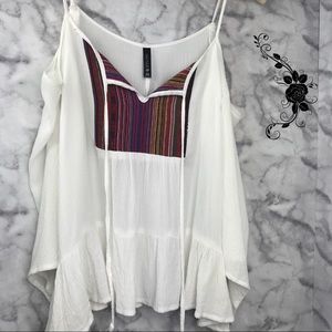 Full Tilt Cold Shoulder Top